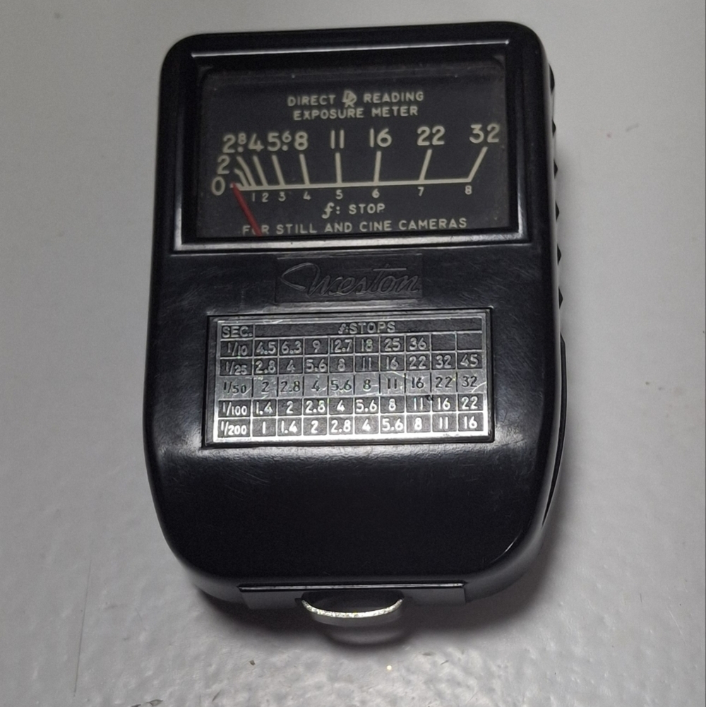 Vintage Weston Direct Reading Exposure Light Meter.